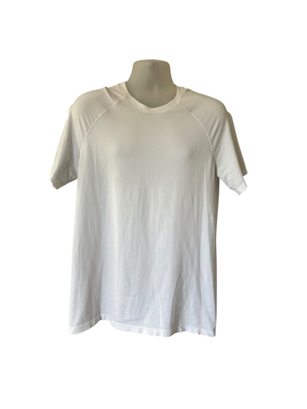 Lululemon Metal Vent Tech Mens Shirt Short Sleeve Size Large White